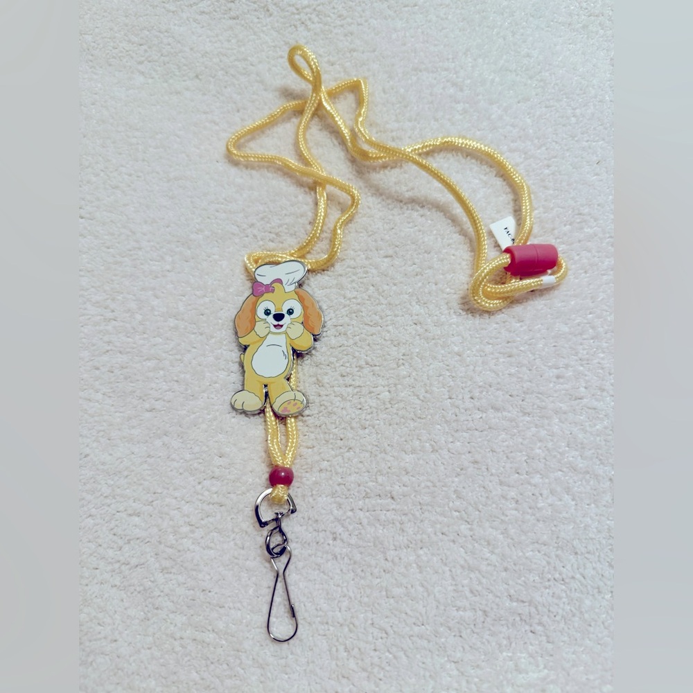 Disney Cookie Ann Lanyard Hong Kong Disneyland Duffy NWT
